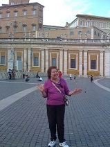 Kathy at the Vatican