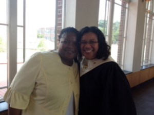 Colleen Kelly, CUDS graduate, and Daniele Glaze, CUDS first year M.Div. student